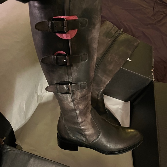 Ecco Shoes Ecco Hobart Tall Leather Boots Poshmark